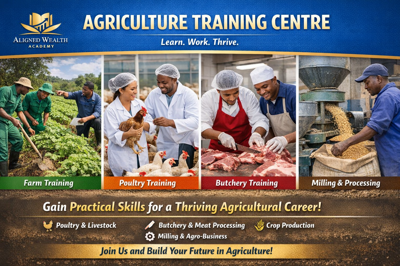 Agriculture training centre promotional banner